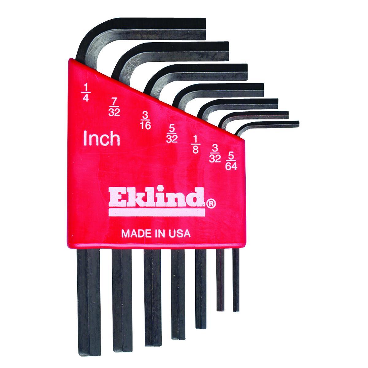 Eklind Black Steel Hex Key Set 7-Piece 5/64" - 1/4"