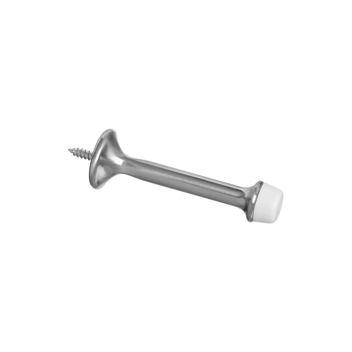 National Hardware Satin Nickel Door Stop 3"