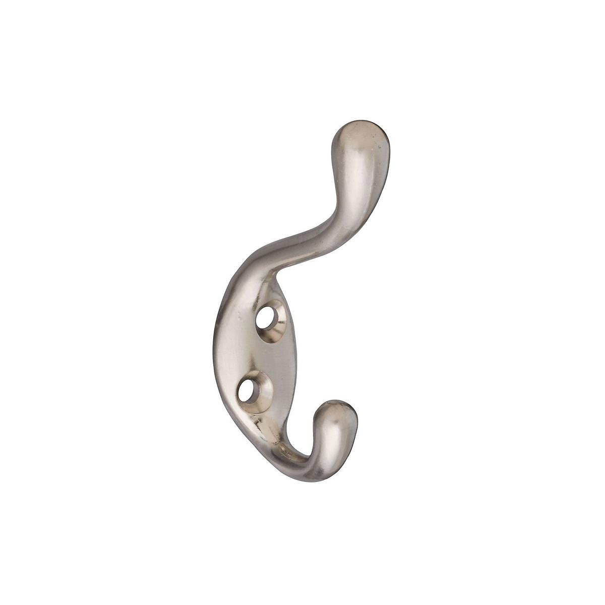 National Hardware Satin Nickel Zinc Coat and Hat Hook