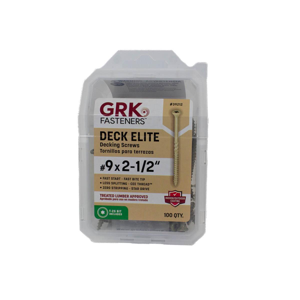 GRK DECK ELITE 9X2-1/2 100CT Alt #1