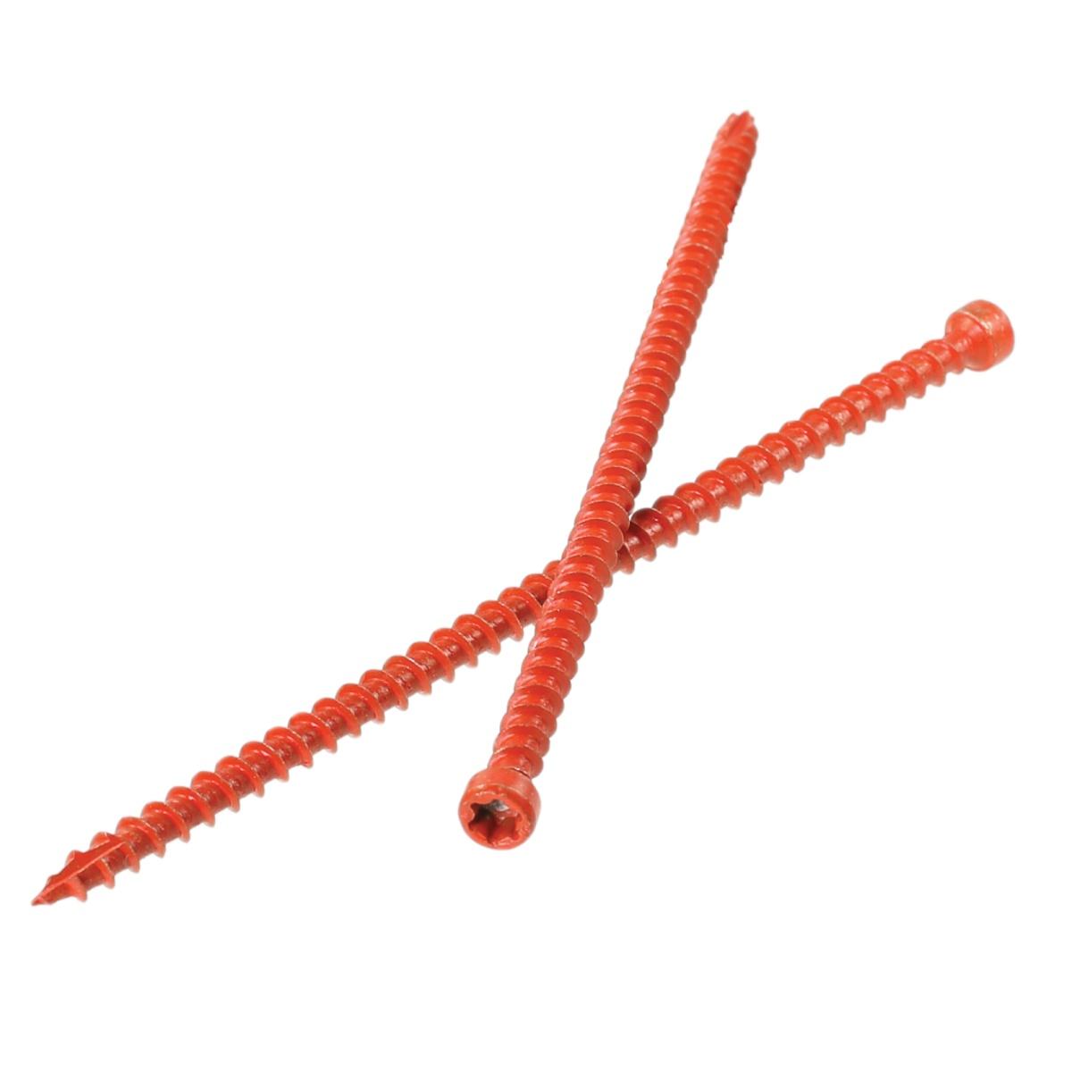 Simpson Strong-Tie Strong-Drive SDWC SDWC15600-KT Truss Screw Kit, 6 in L, Cap Head, 6-Lobe Drive, Type-17 Point, Orange