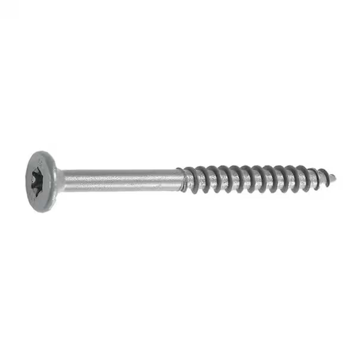 LedgerLOK Structural Ledger Screws, Flat Head 3-5/8 in Gray 50-Pack Alt #1