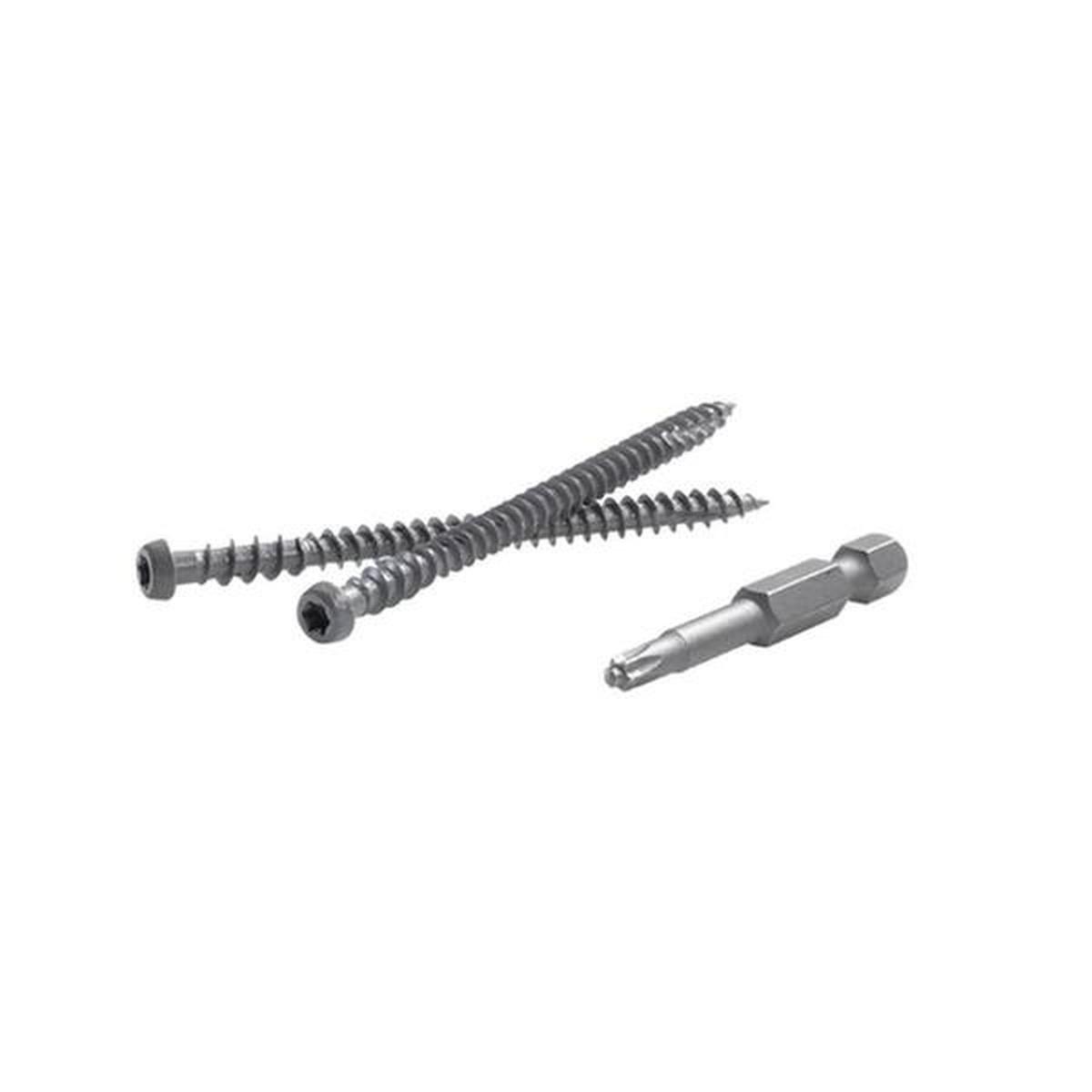 2-1/2-in TrapEase 3 Composite Deck Screws Pebble 350-Pack Alt #1