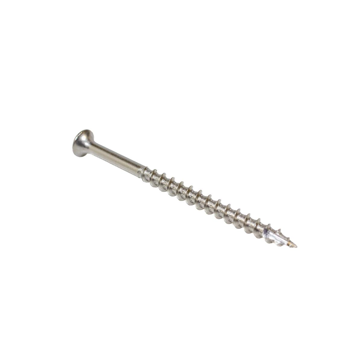 #10 x 3 in. T25 Flat Head Stainless Steel Deck-Drive DWP Wood Screws 1-Lb Alt #1