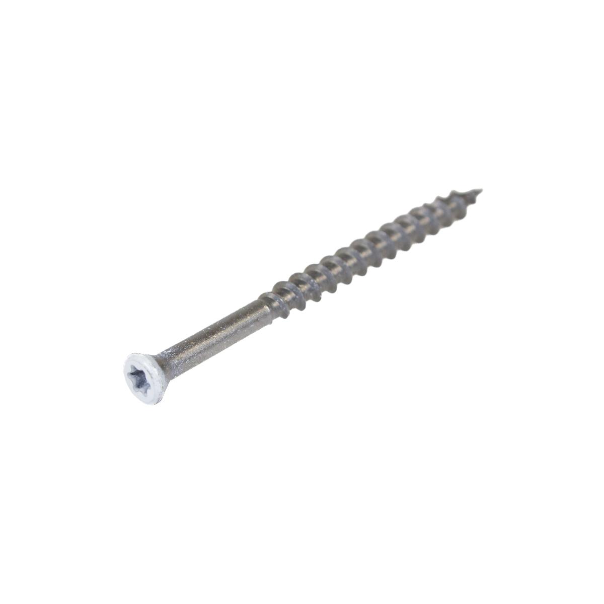 #7 2-1/4-in Stainless Steel White Trim Screws 1-Lb
