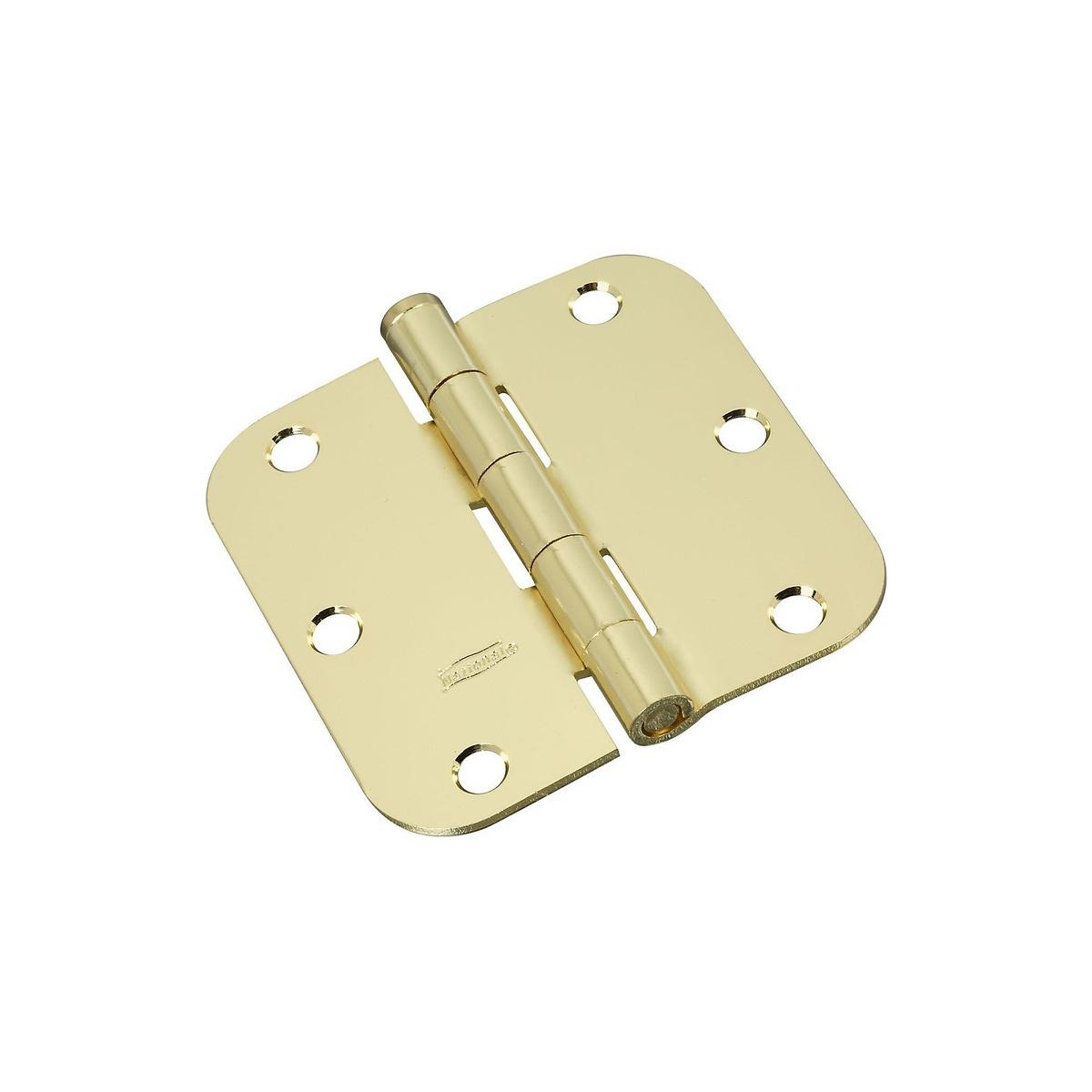 National Hardware Polished Brass Non-Rising Door Hinge