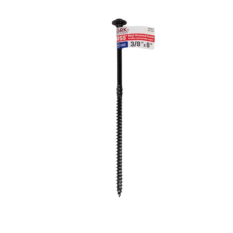 RSS 3/8 x 8 in Structural Screw, Black, Each Alt #1