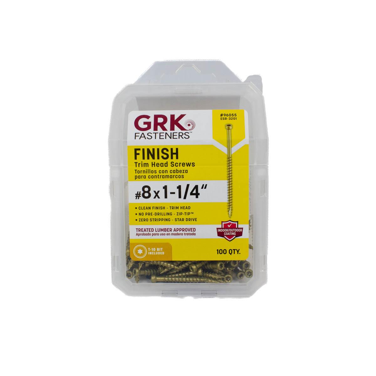 TRIM HEAD SCRW 8 x 1-1/4" 100PC Alt #1