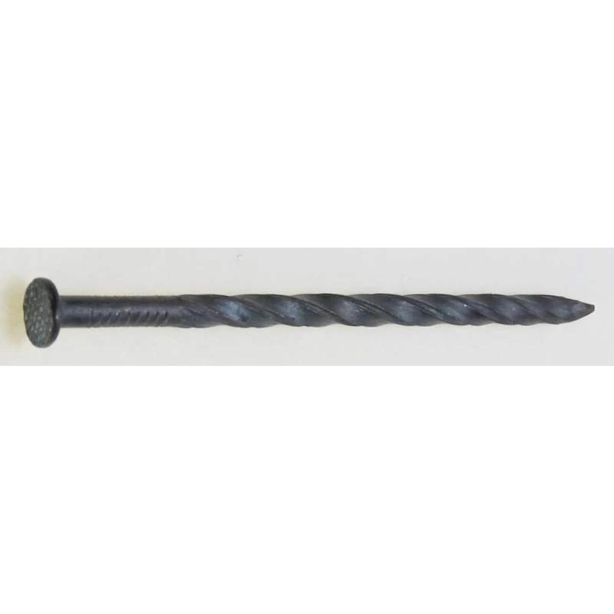 Maze H525S050 Post and Frame Nail, Hand Drive, 16D, 3-1/2 in L, Steel, Brite, Spiral Shank, 50 lb