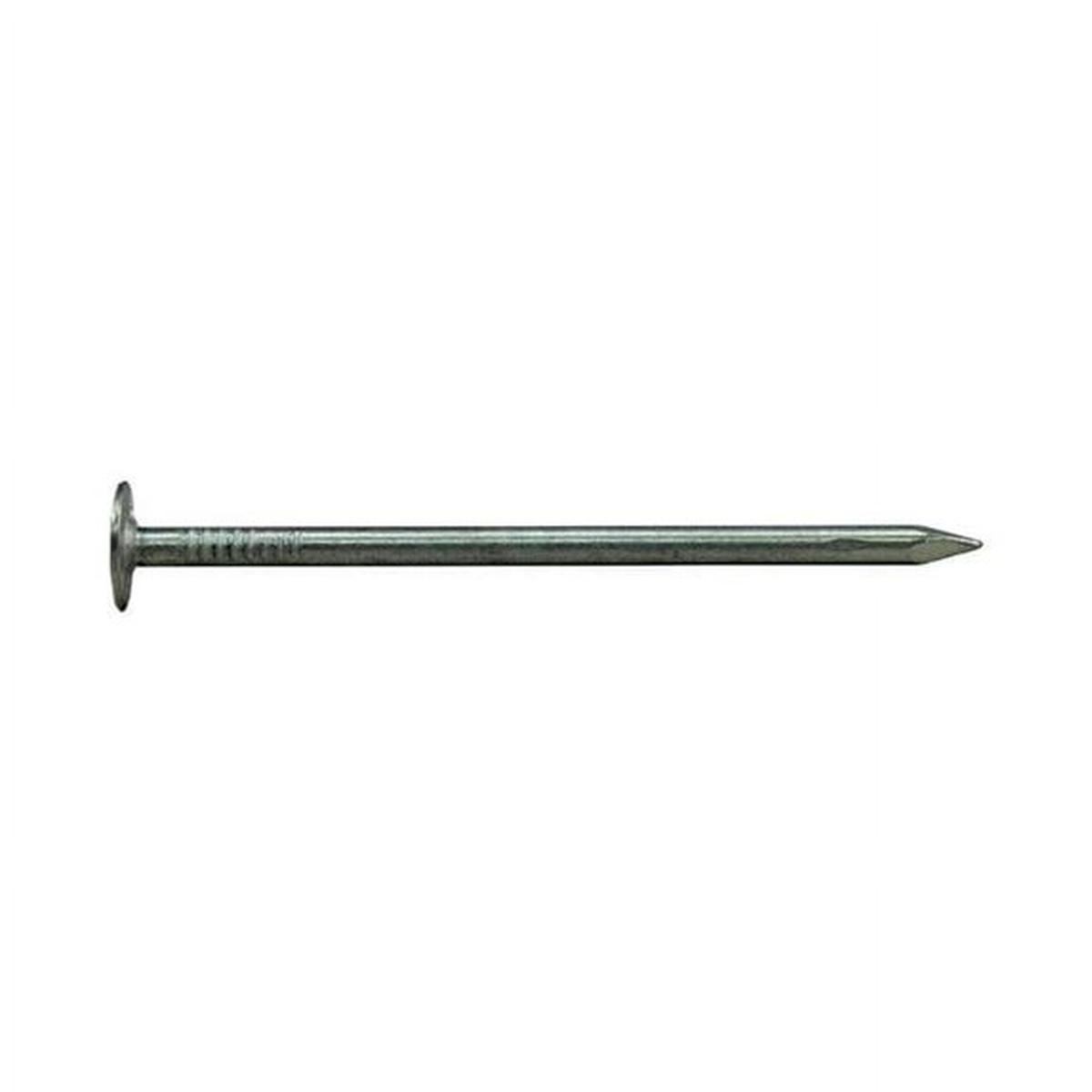 ProFIT 0132155 Hand Drive Roofing Nail, 2-1/2 in L, Steel, Flat Head, 11 ga