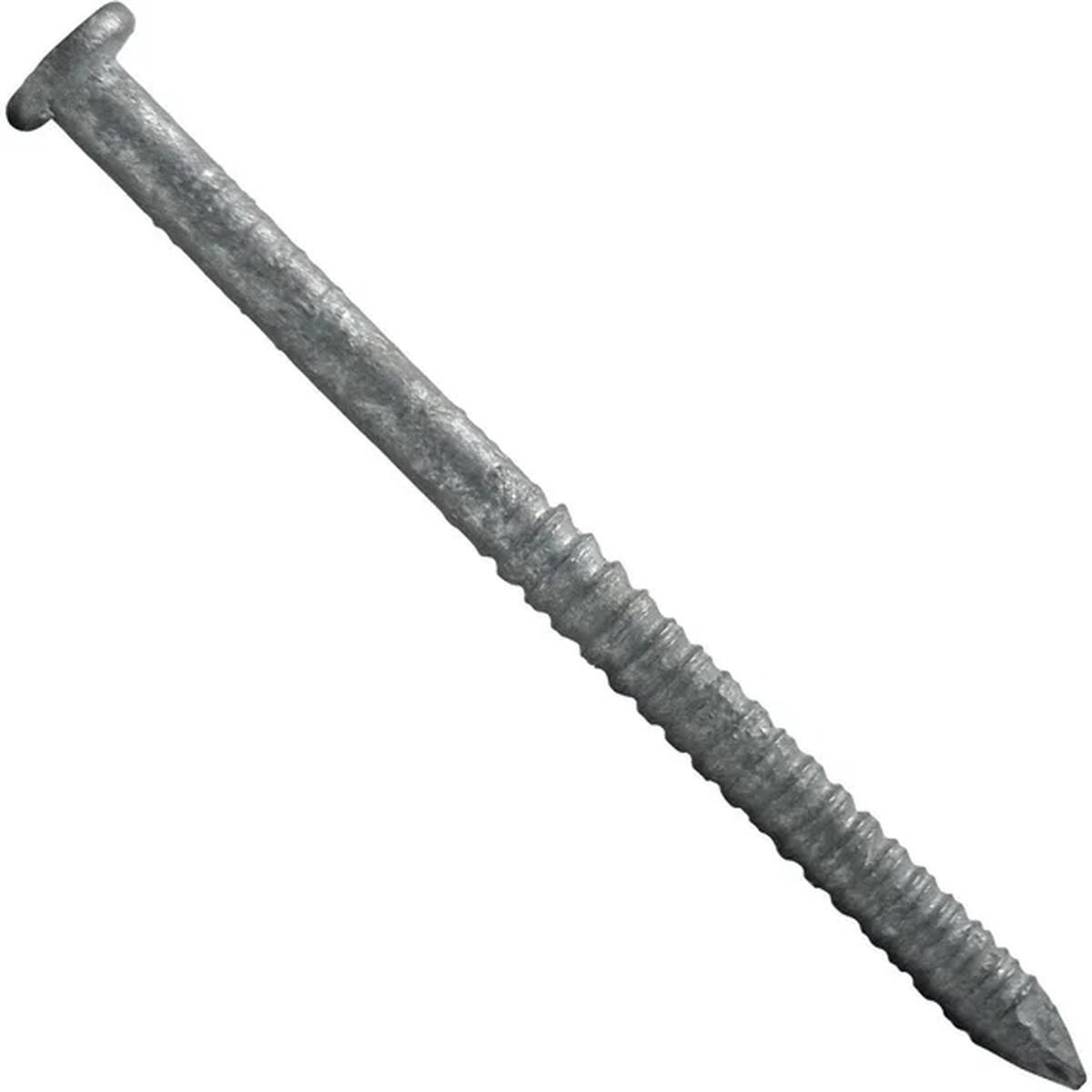 Maze STORMGUARD T449A530 Anchor Nail, Hand Drive, 10D, 3 in L, Steel, Galvanized, Ring Shank, 5 lb