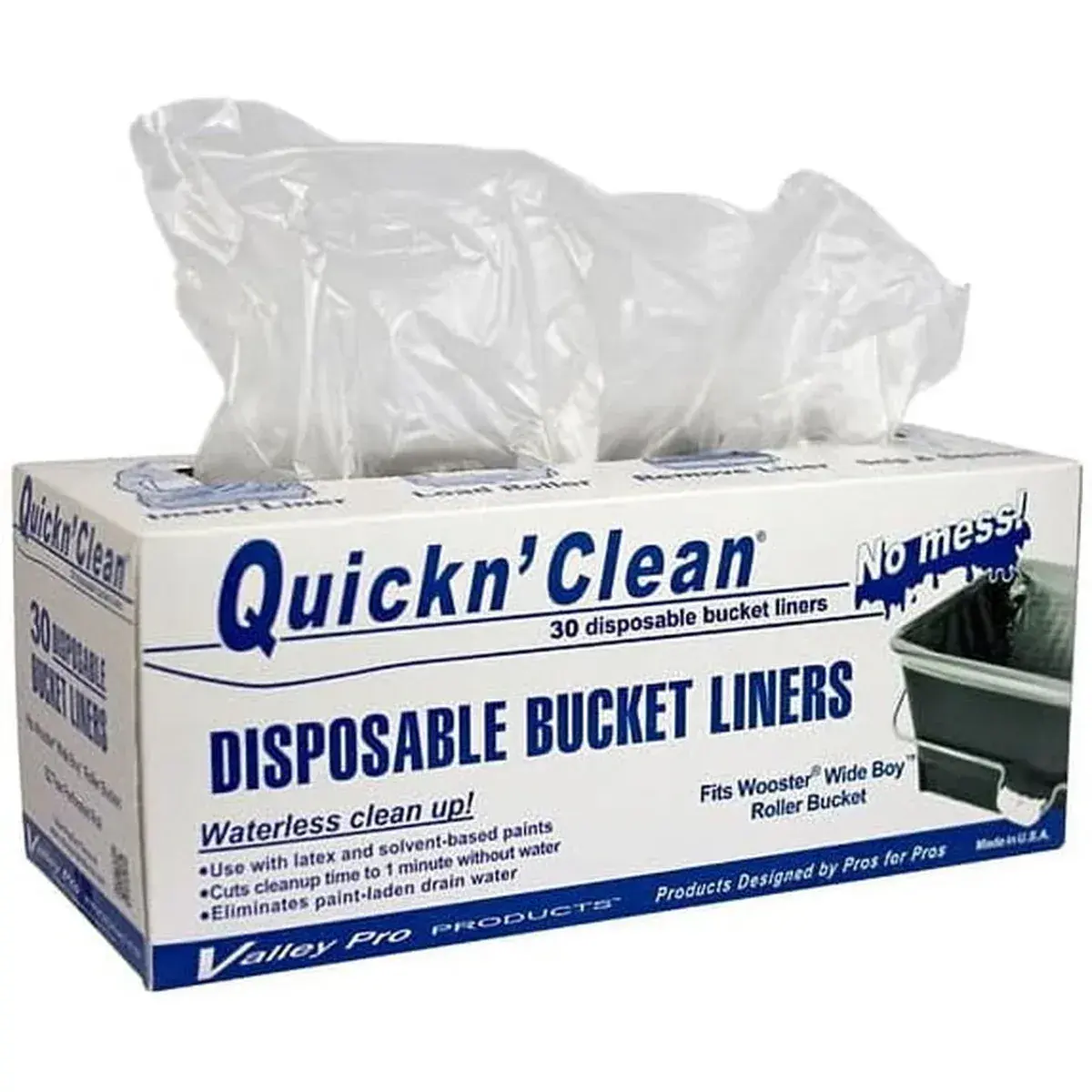 Quickn Clean 30 DisposableBucket Liners