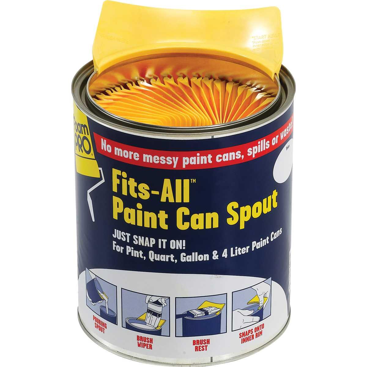 FITS-ALL PAINT CAN SPOUT