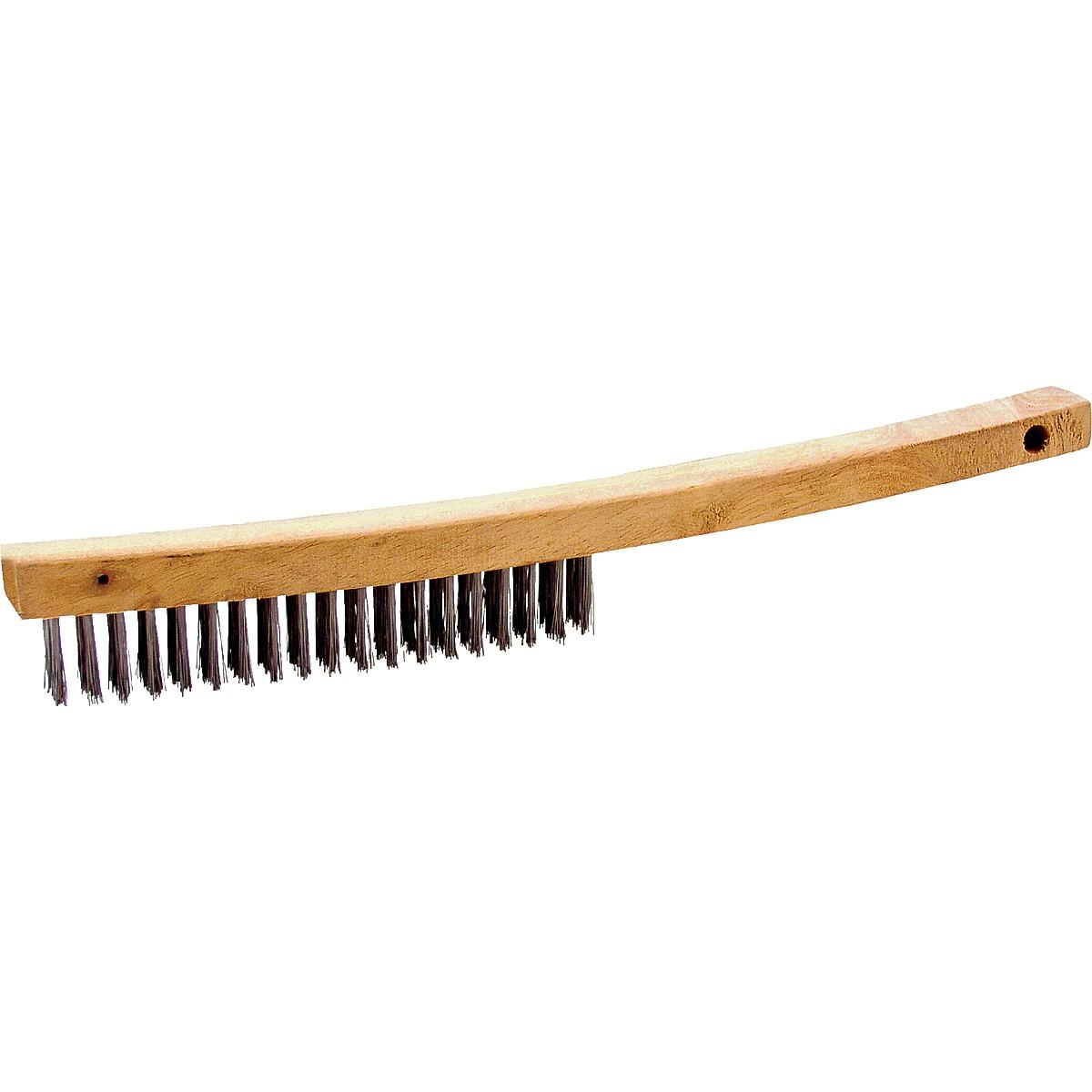 WIRE BRUSH 3 X 19 W/O SCRAPPER