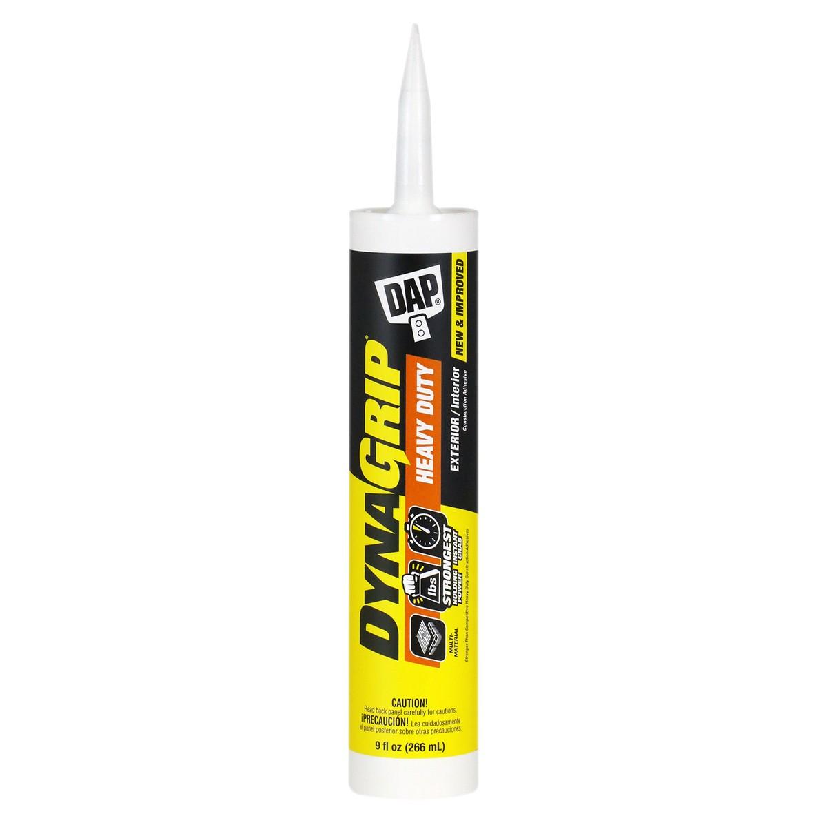 DAP DYNAGRIP 27509 Construction Adhesive, Off-White, 10 oz Cartridge