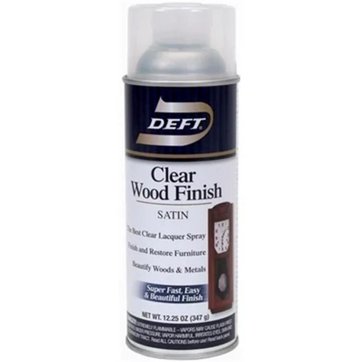 Deft 01713 Spray Satin ClearWood