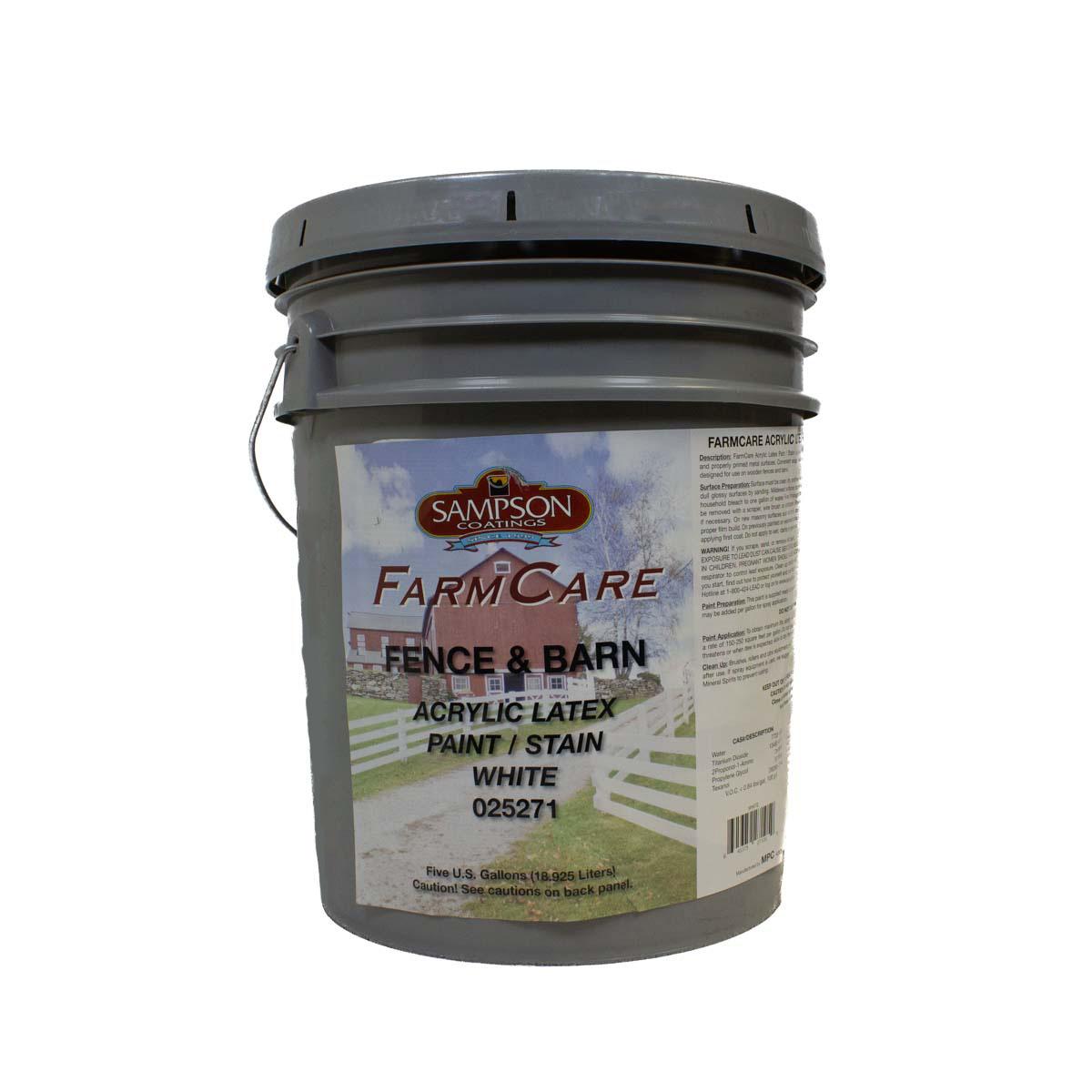 Fence Paint Pro Acr. Latex White