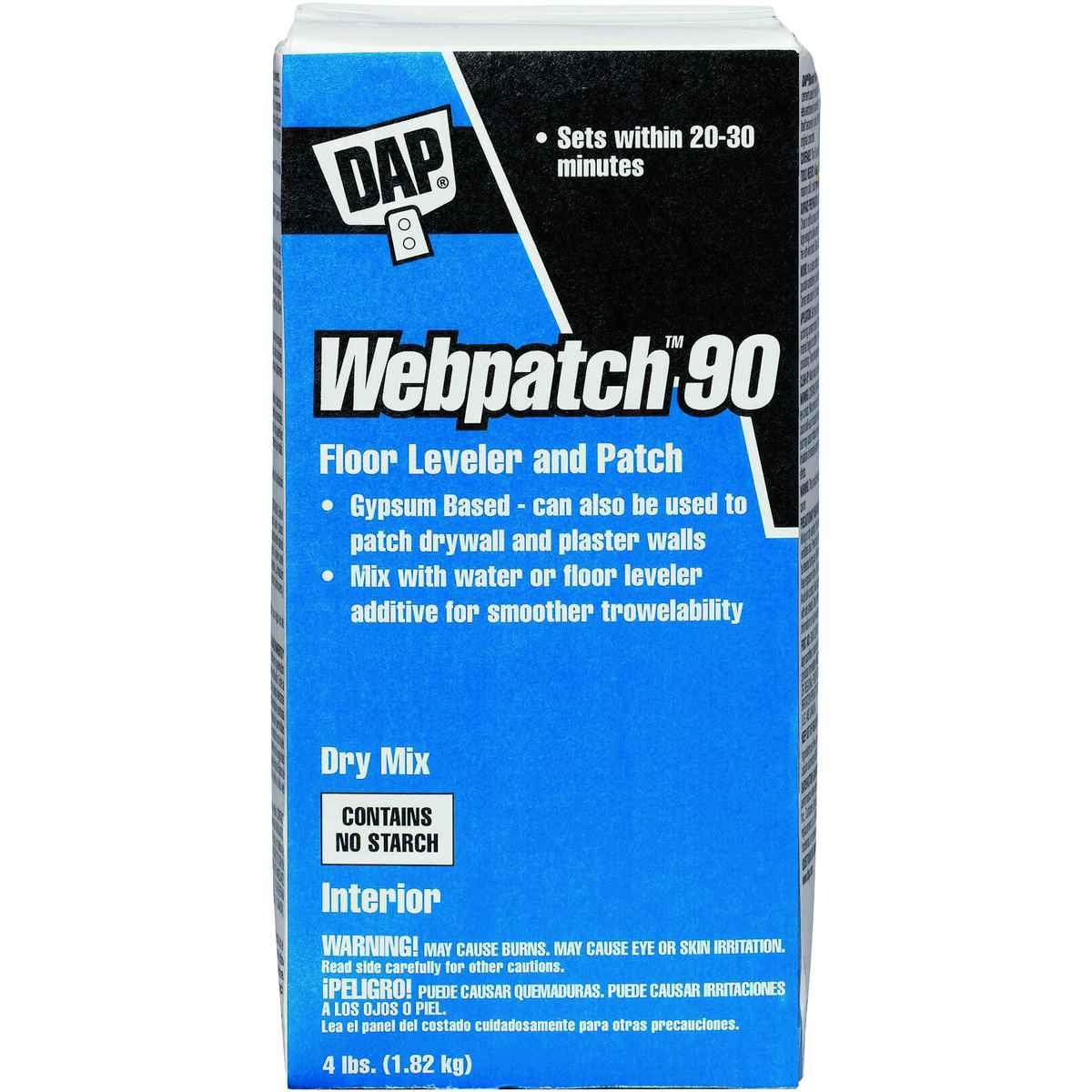 DAP 10314 Floor Leveler and Patch, Off-White, 4 lb Tub
