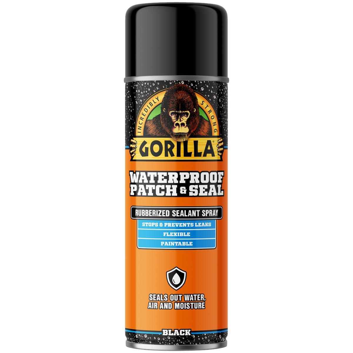 Gorilla Rubberized Spray Coating Black 16 oz Can