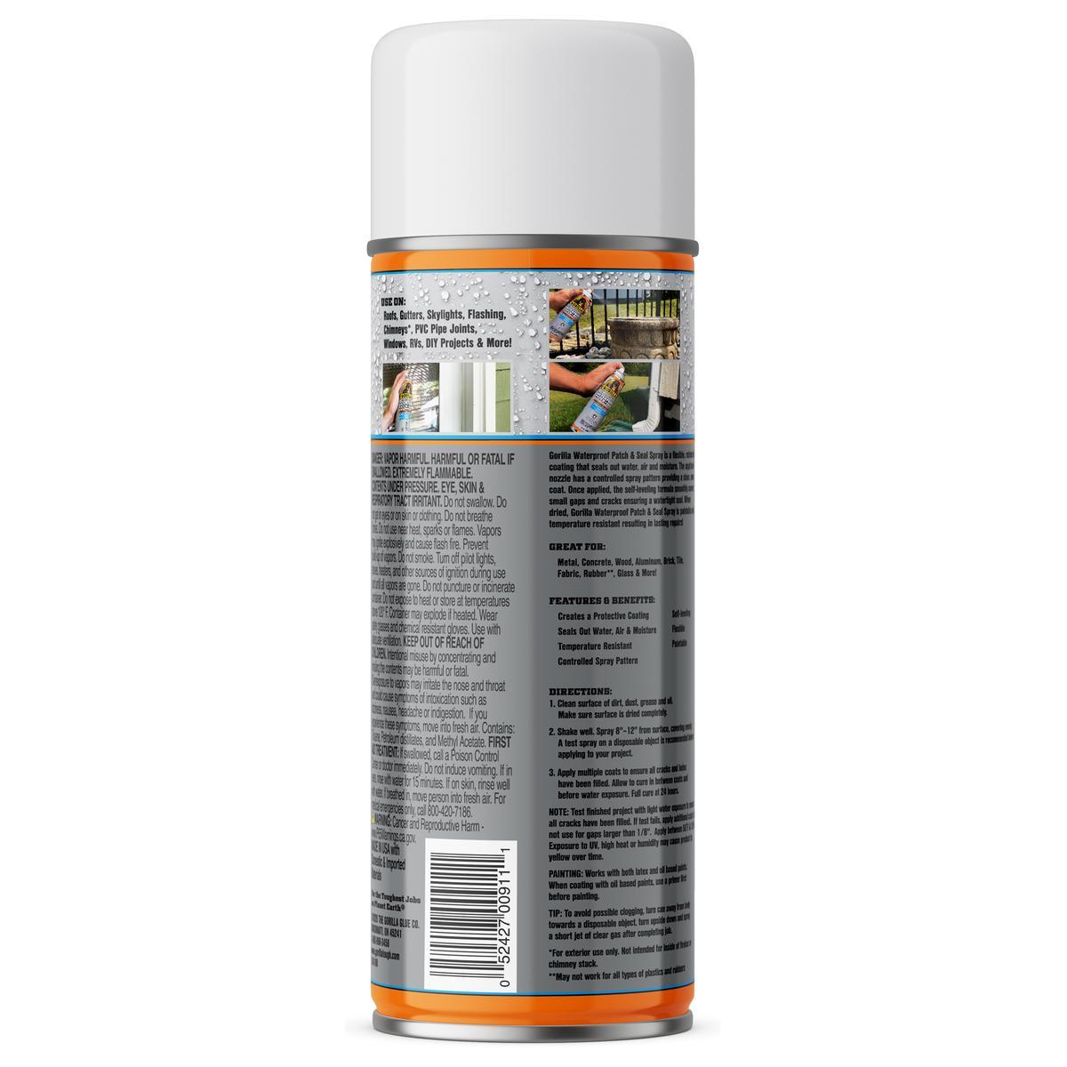 Gorilla Rubberized Spray Coating Waterproof Clear 14 oz Alt #1
