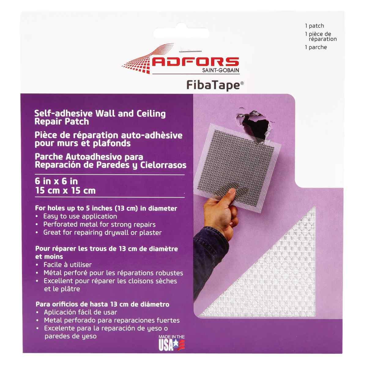 Adfors FDW6838-U Self Adhesive Repair Patch, White