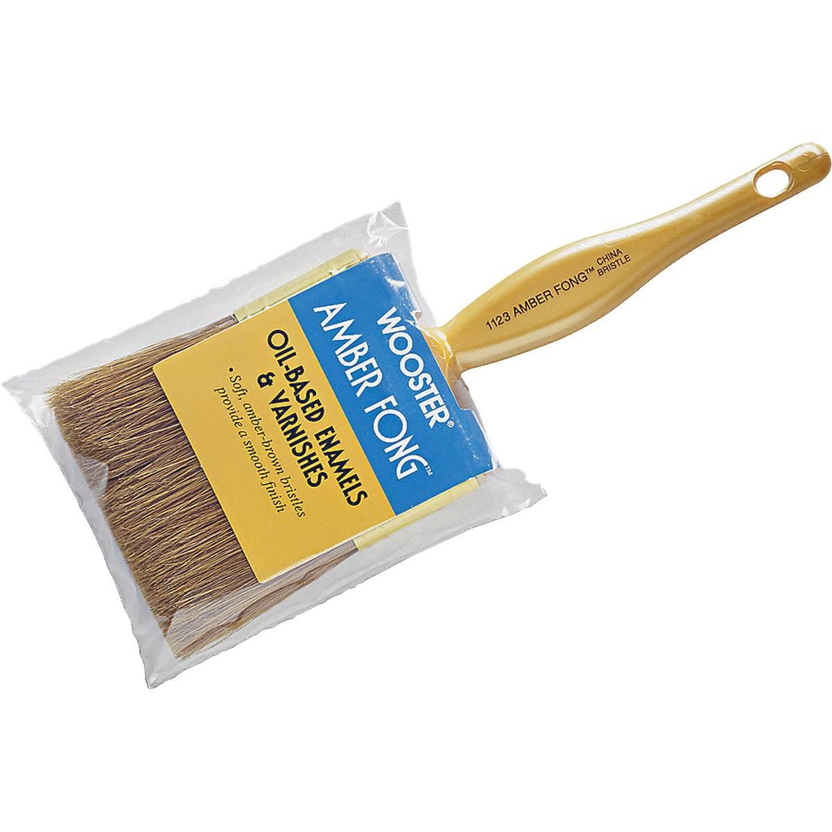 2-in Amber Fong Brown China Bristle Paint Brush