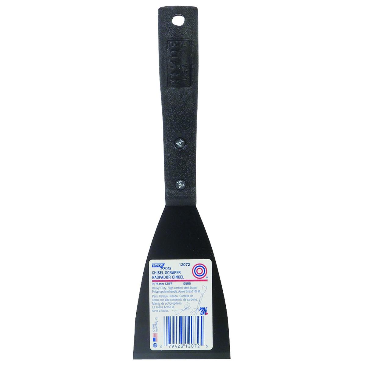 Paint Scraper 3 in Chisel Blade Contoured Handle