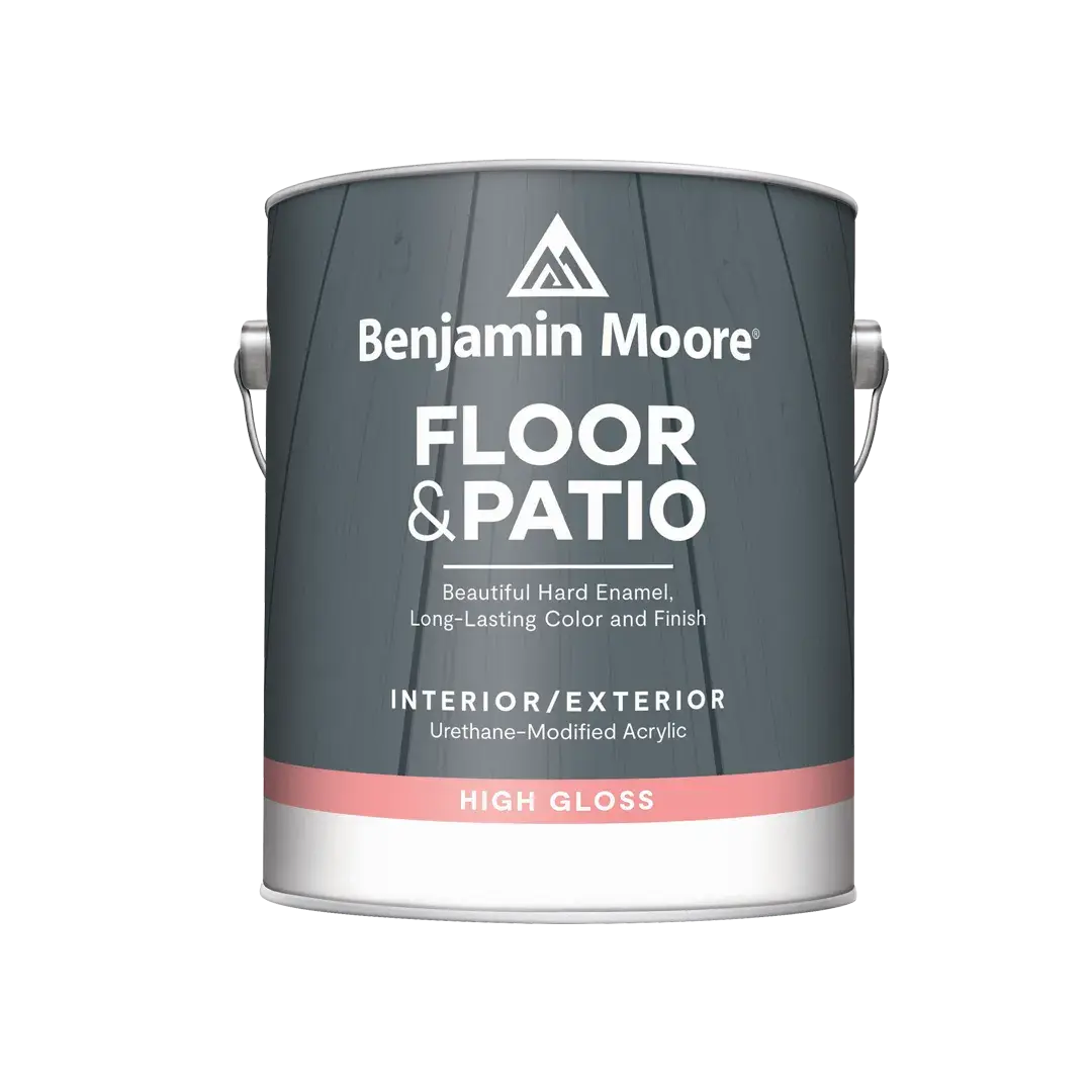 Floor & Patio High Gloss White Latex Enamel 1 Gallon