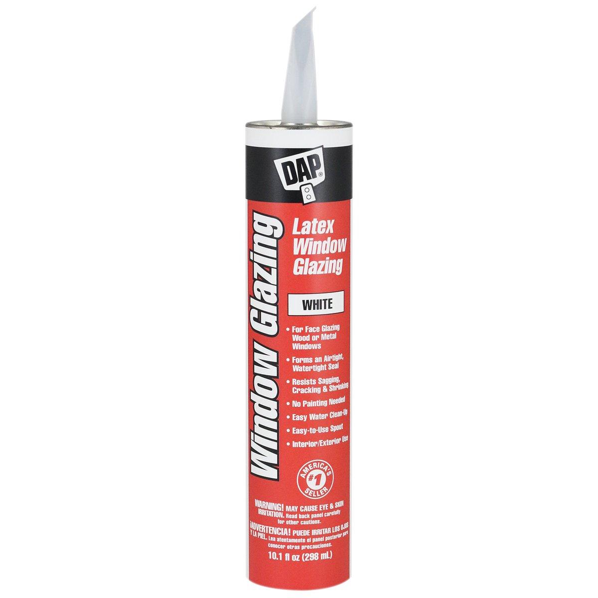 DAP LATEX GLAZING WHITE CAULK