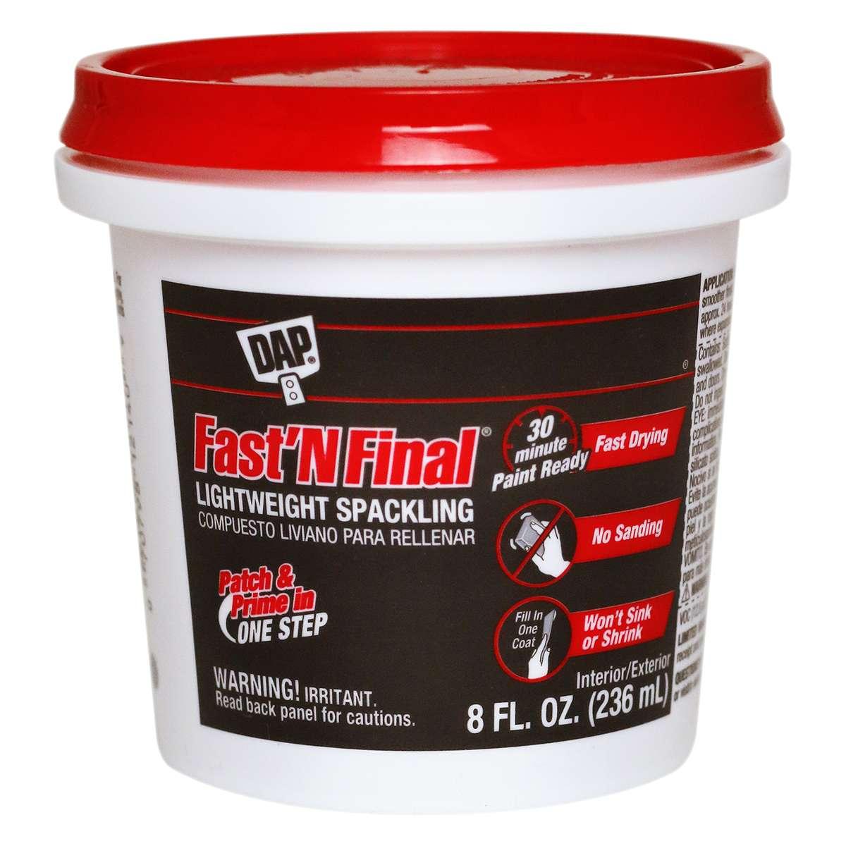 DAP FAST & FINAL SPACKLING 1/2PT
