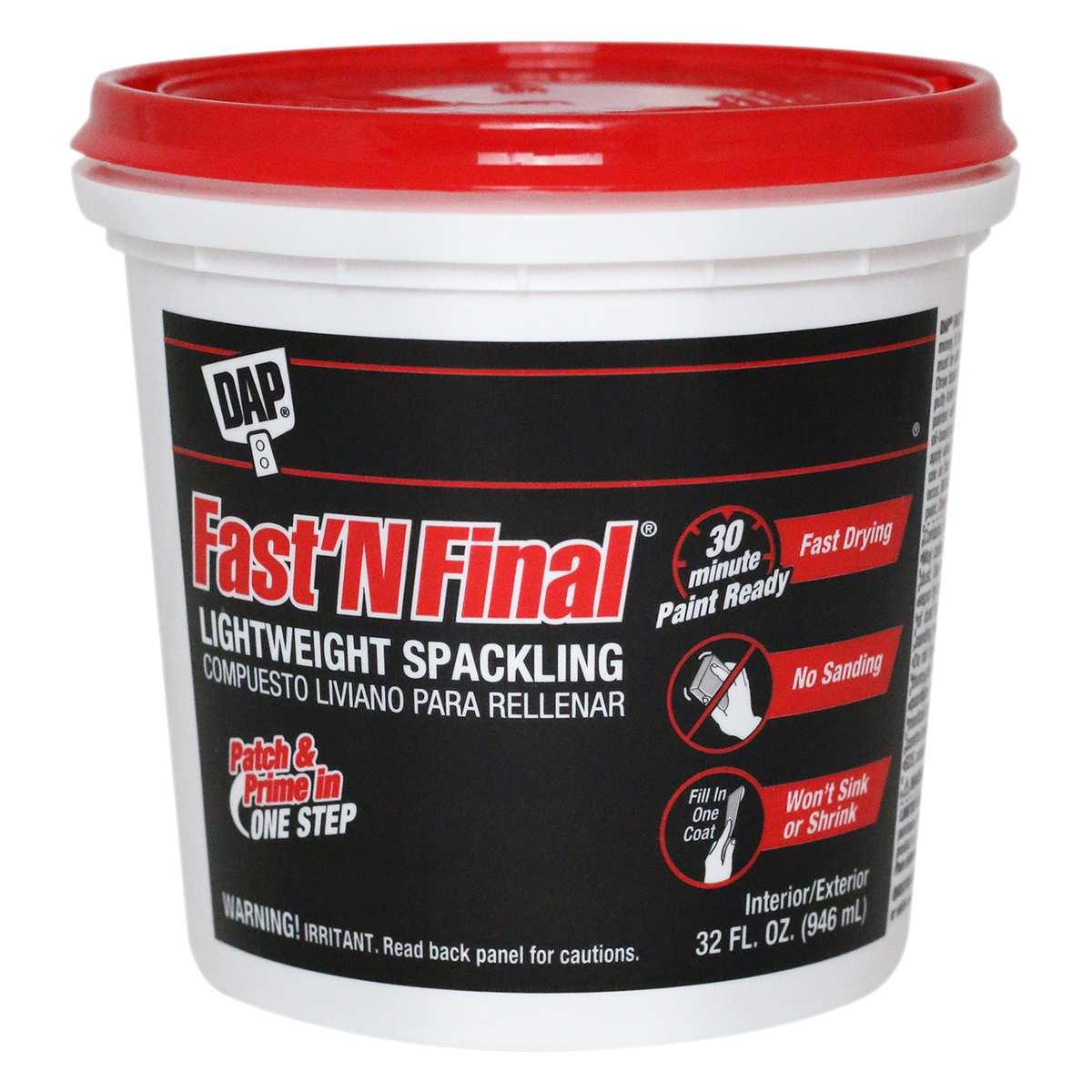 DAP FAST & FINAL SPACKLING QT
