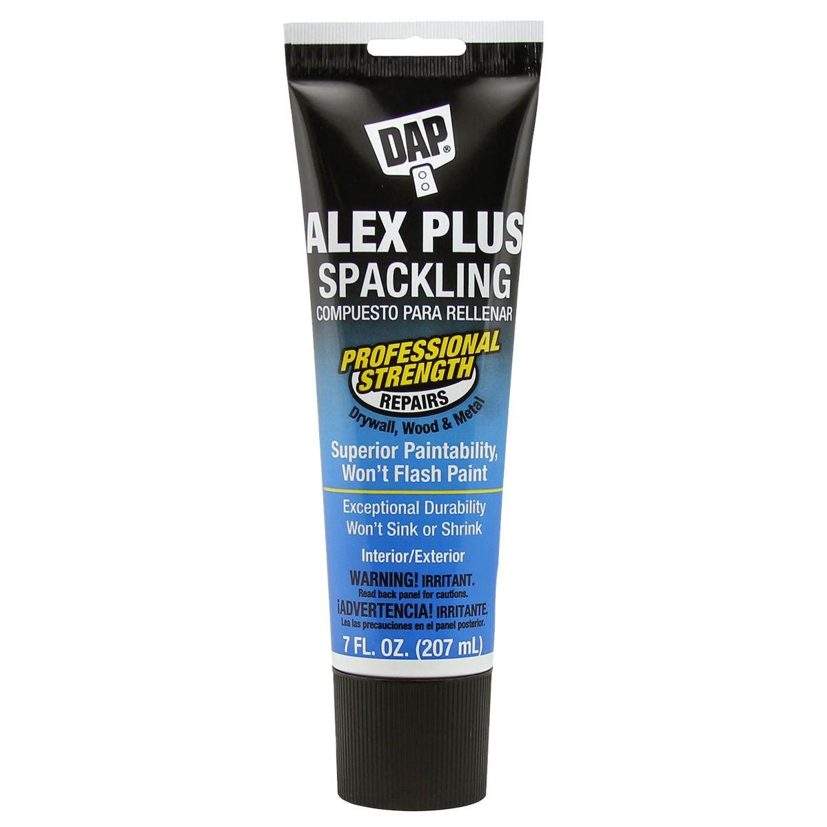 DAP 18744 Spackling Paste White, White, 7 fl-oz Tube