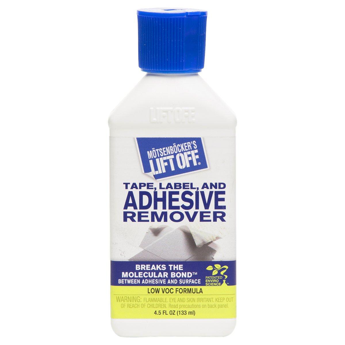 Motsenbocker's Lift Off 407-45 Adhesive Remover, Liquid, Pungent, Clear, 4.5 oz Bottle
