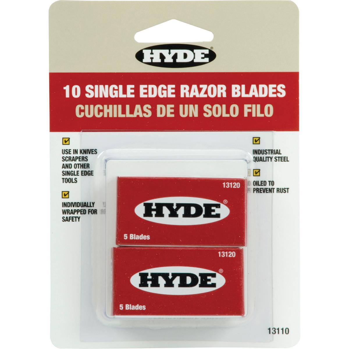 Single Edge Replacement Blades 10 Pack for Scrapers and Knives
