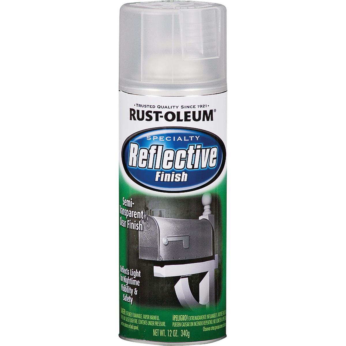 Rust-Oleum 214944 Spray Paint, Clear/Semi-Transparent, Reflective, 10 oz Can
