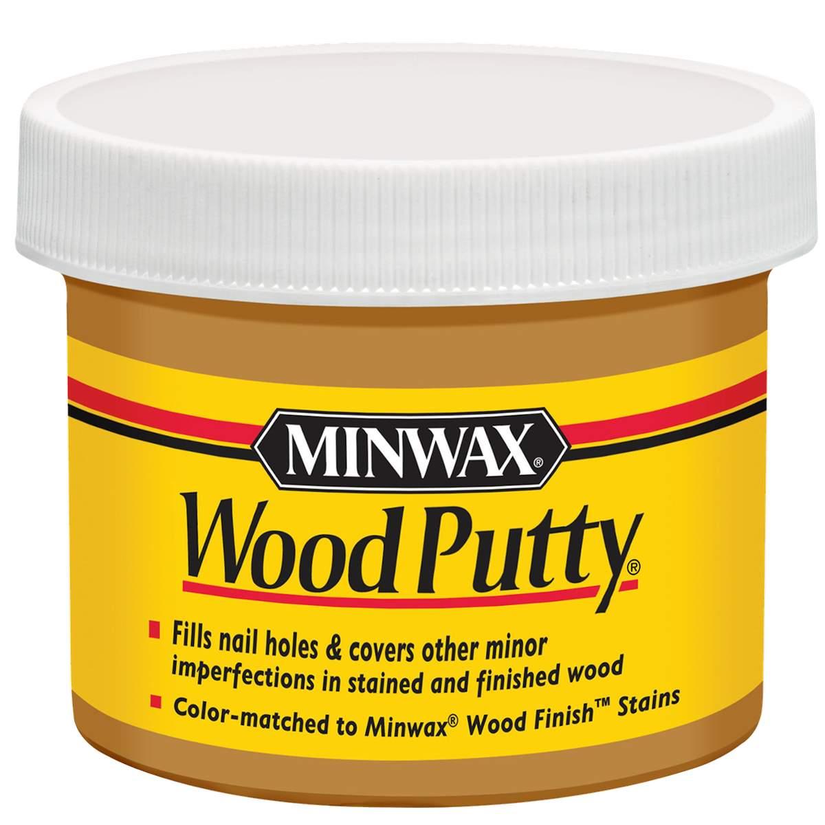 Minwax 13611000 Wood Putty, Liquid, Golden Oak, 3.75 oz Jar