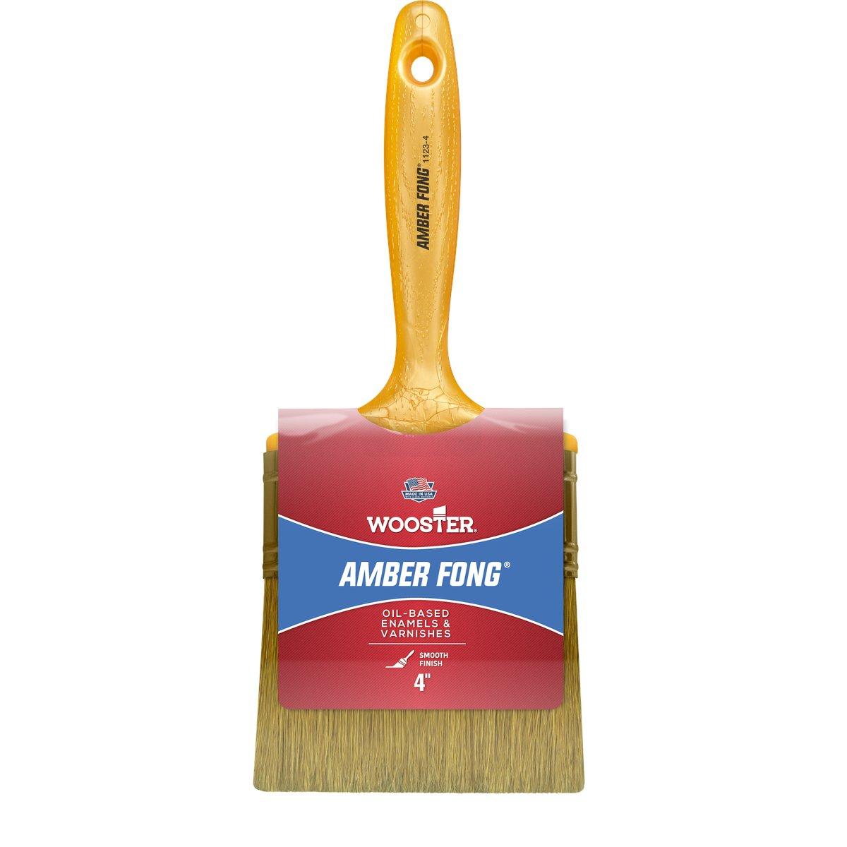 Wooster 1123 4" Amber FongVarnish