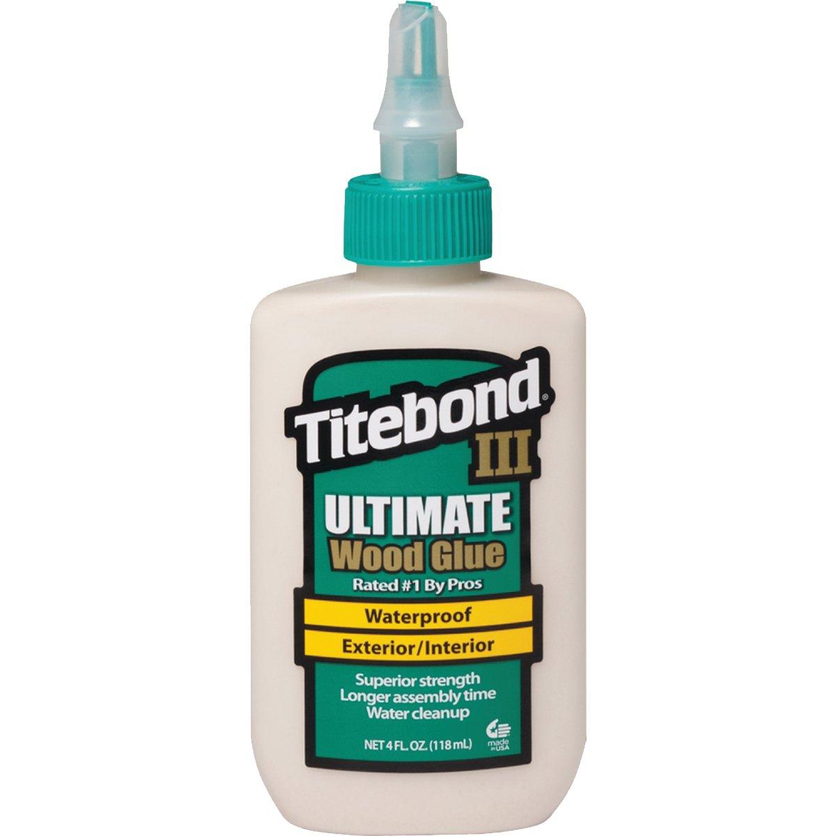 Titebond III 1412 Glue, Brown, 4 oz Bottle