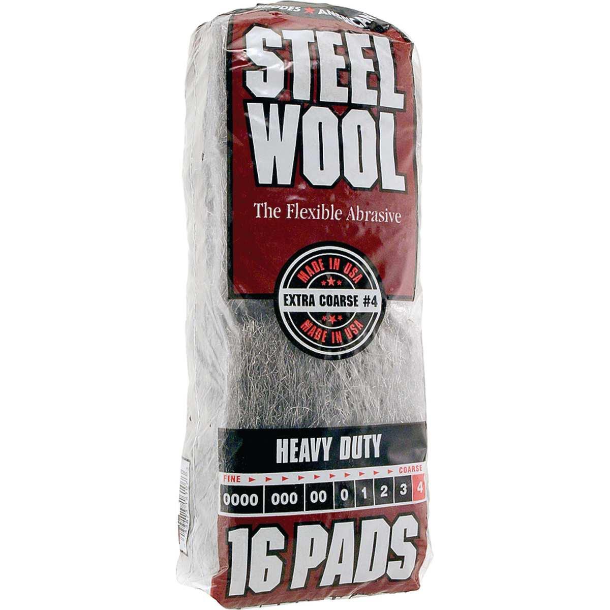 STEEL WOOL #4 16PK