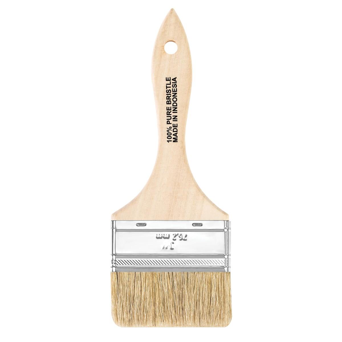 3 in Chip Brush, White China Bristle