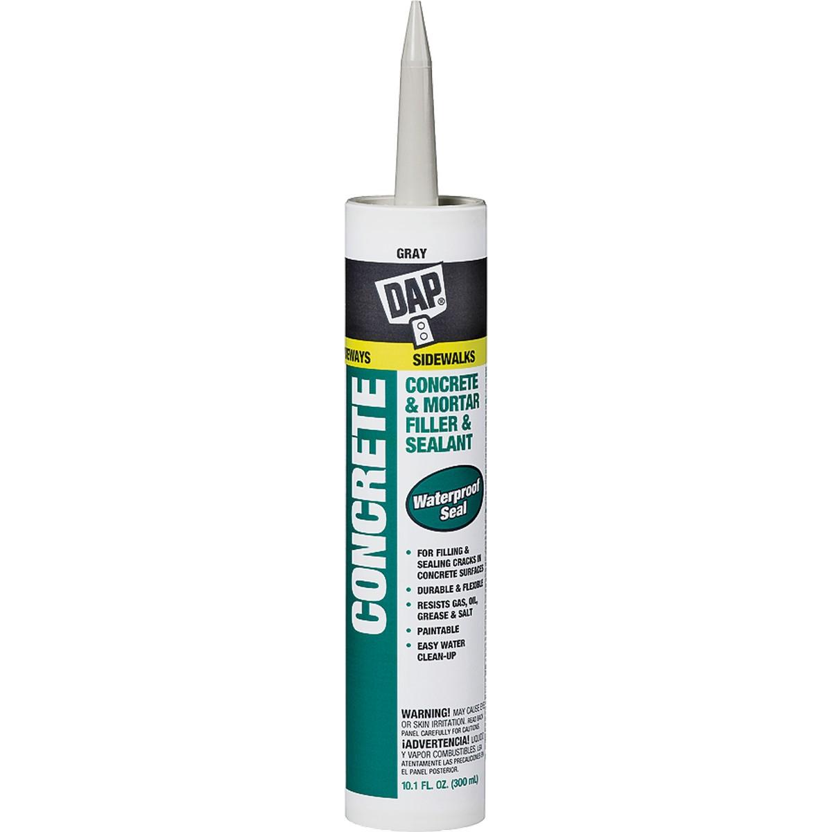Concrete and Mortar Filler Gray Latex Sealant 10.1 oz