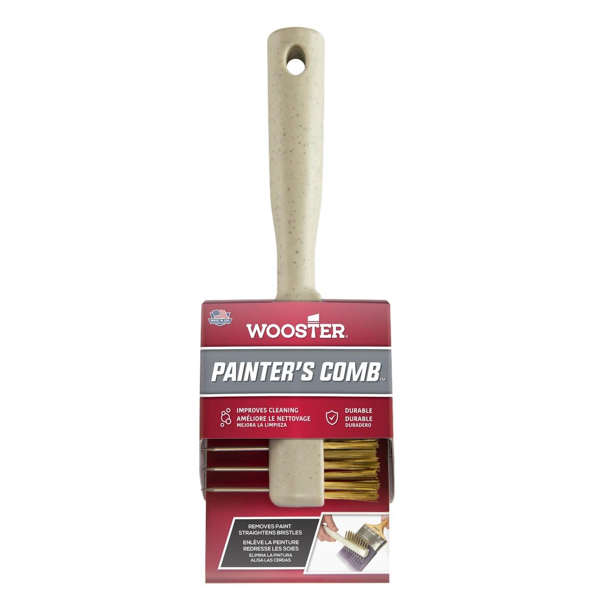 Painter’s Comb 1 in Brass Trim Polypropylene Handle