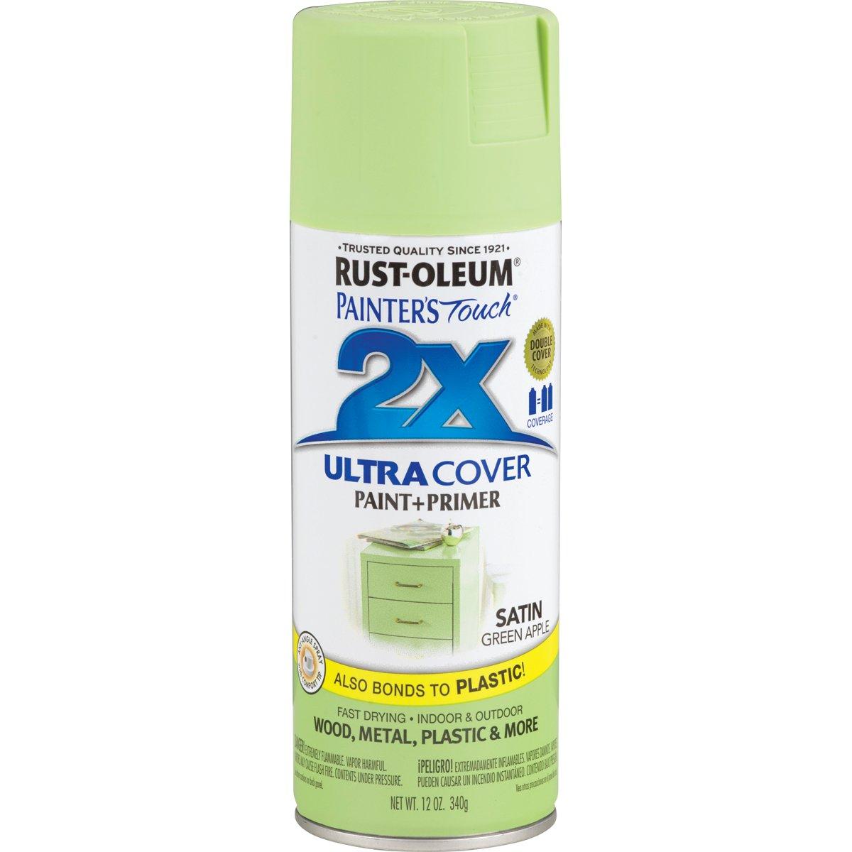 2X SPRAY SATIN GREEN APPLE