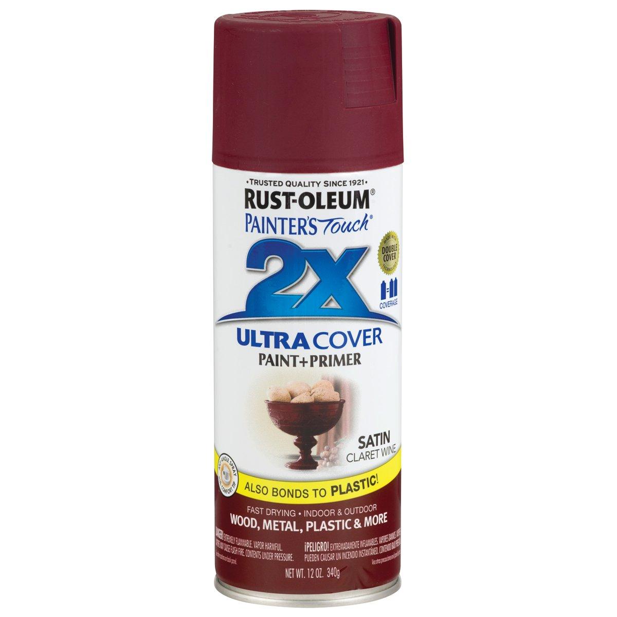2X SPRAY SATIN CLARET WINE