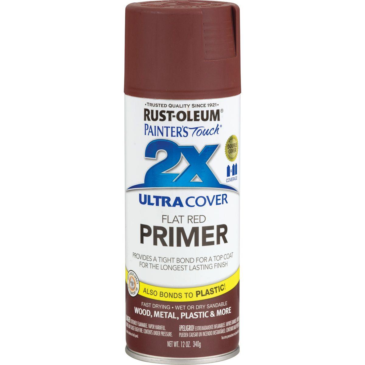 2X SPRAY FLAT RED PRIMER
