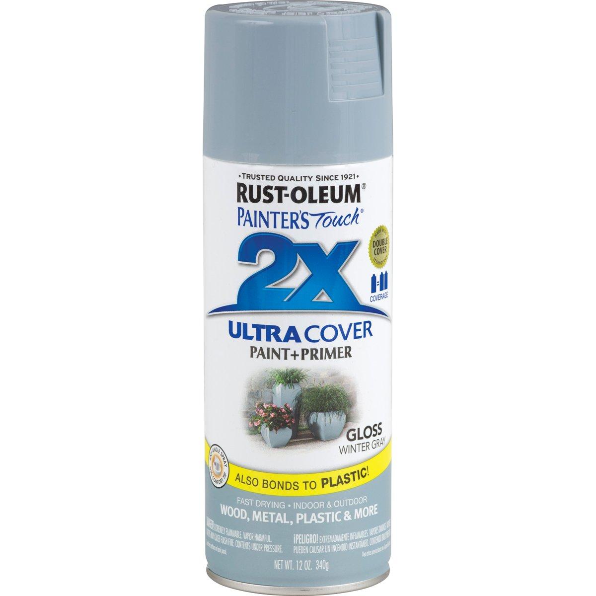 2X SPRAY GLOSS WINTER GREY