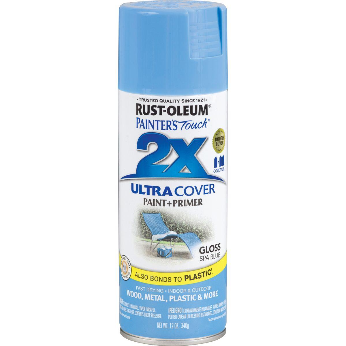 2X SPRAY GLOSS SPA BLUE