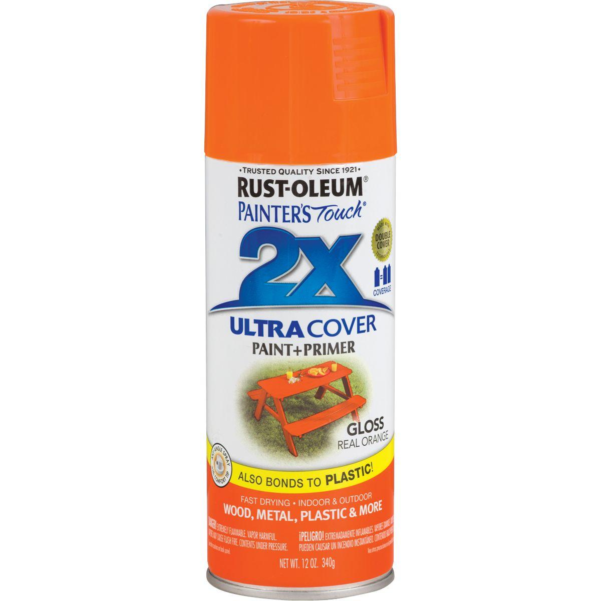 2X SPRAY GLOSS REAL ORANGE