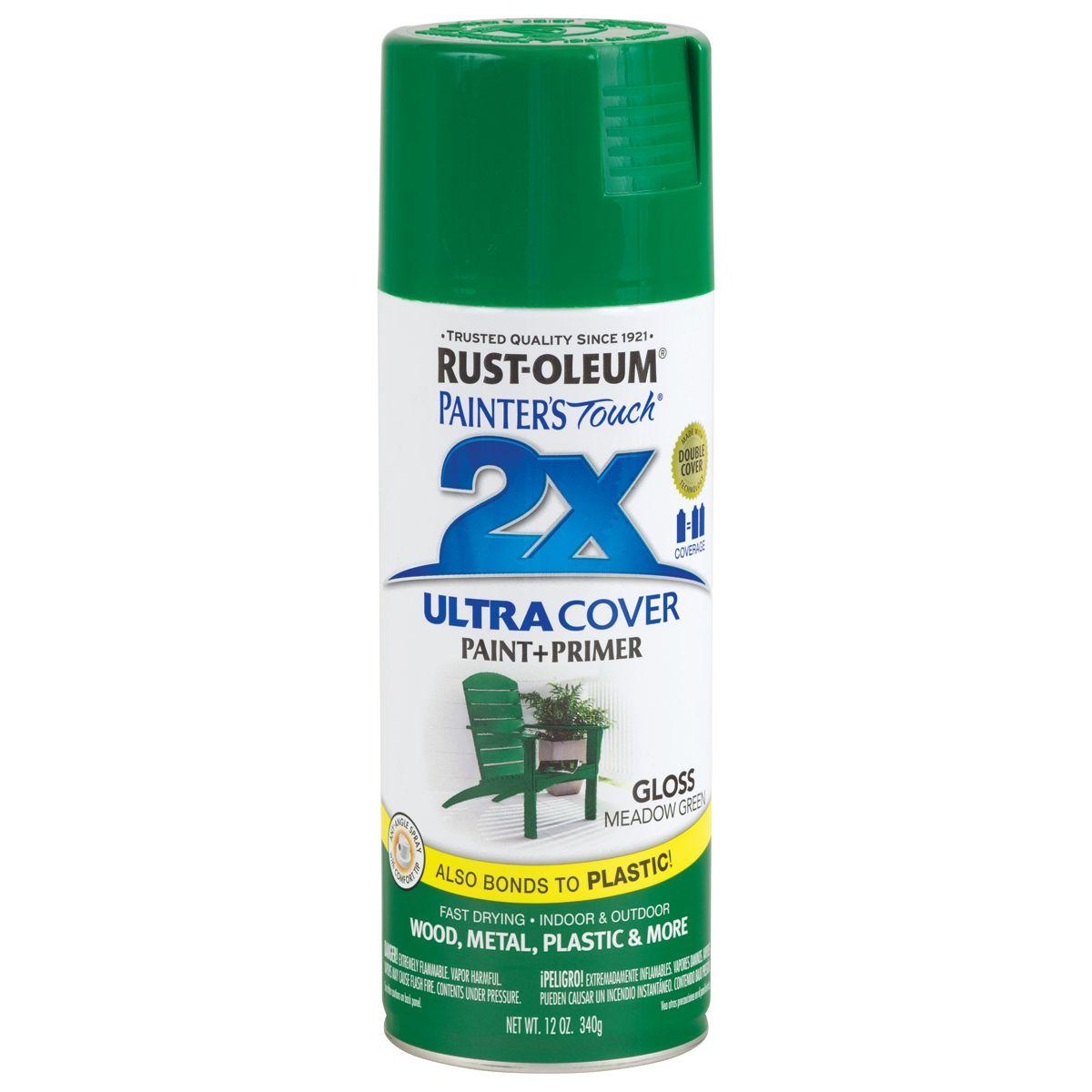 2X SPRAY GLOSS MEADOW GREEN