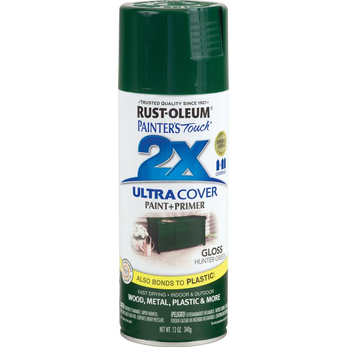2X SPRAY GLOSS HUNTER GREEN